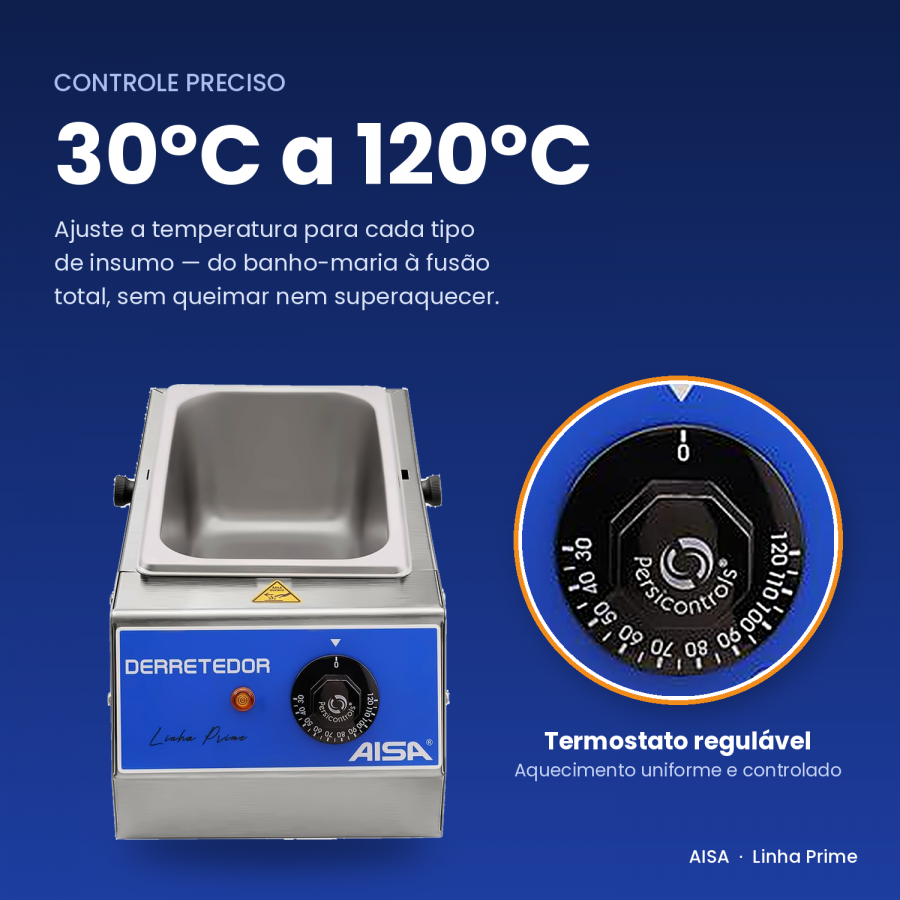 Derretedor Banho Maria 1 Cubas 2,5L